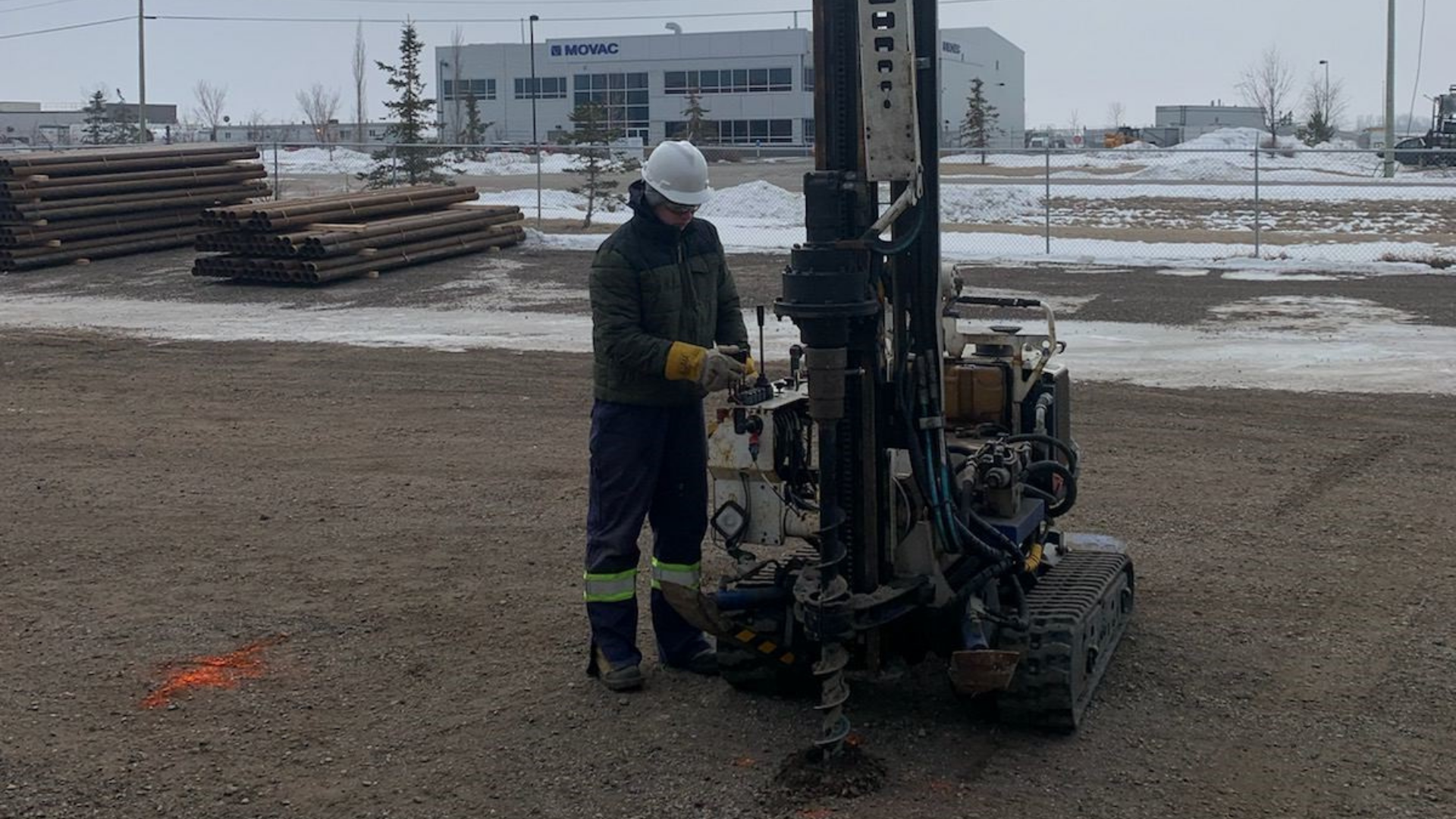 Corner post installation